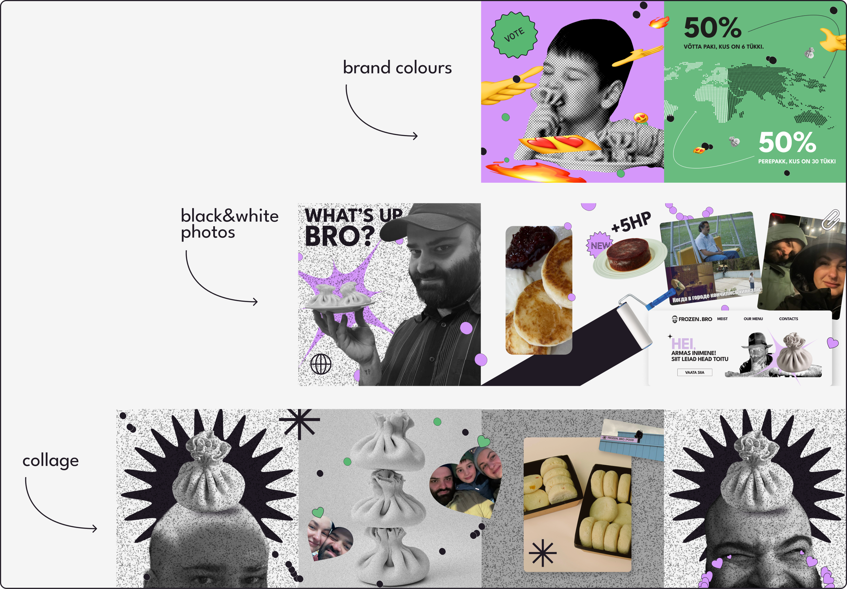 Frozen Bro visual identity 11